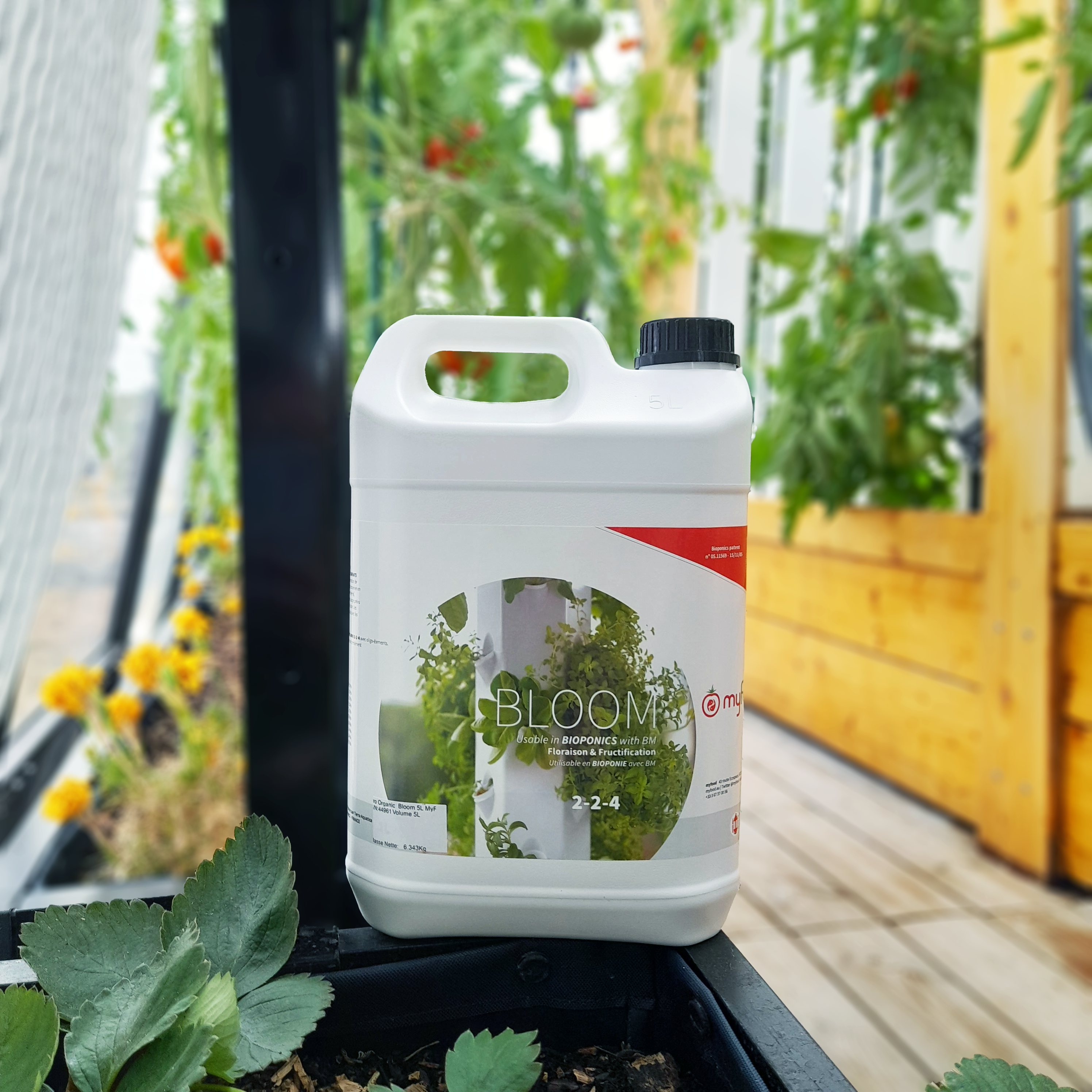 Engrais naturel bio Bloom pour légumes et fruits - 5L