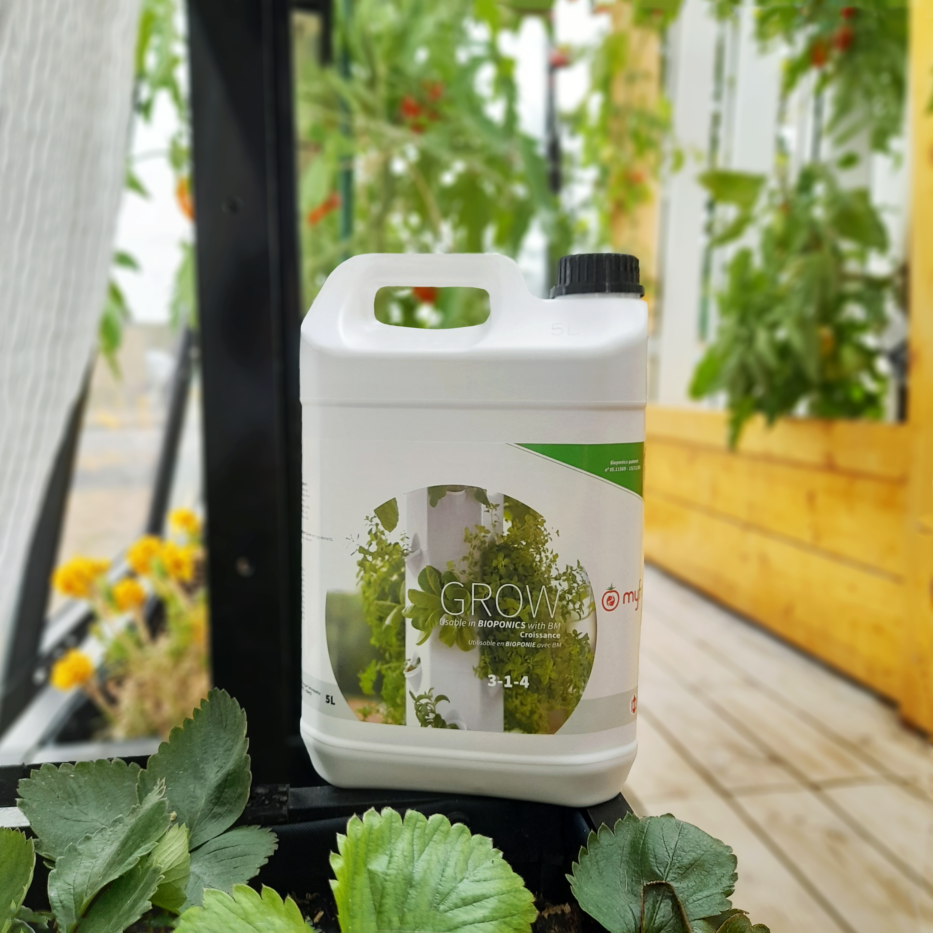 Engrais naturel bio Grow pour légumes et fruits - 5L
